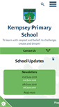 Mobile Screenshot of kempseyprimary.net
